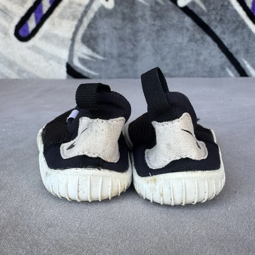 Size‎ 7c - Nike Aqua Sock 360 Water Shoes Baby Black & White 943759-003